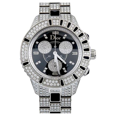 diamond dior wrist watches|Dior watch with diamonds price.